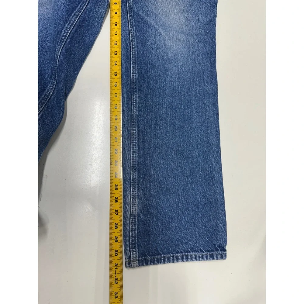Carhartt Relaxed Fit Jeans Mens 32x32 Blue Denim Workwear Pants 381-83